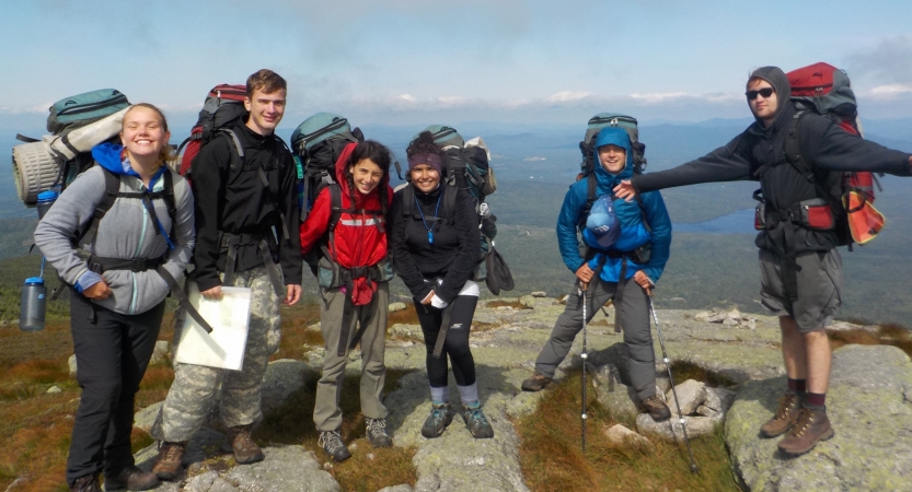 backpacking trip for teens in maine